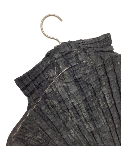 ISSEY MIYAKE（イッセイミヤケ）ISSEY MIYAKE (イッセイミヤケ) 長袖シャツ ブラック サイズ:FREEの古着・服飾アイテム