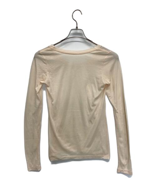 me ISSEY MIYAKE（ミーイッセイ ミヤケ）me ISSEY MIYAKE (ミーイッセイ ミヤケ) 長袖カットソー ベージュ サイズ:SIZE　FREEの古着・服飾アイテム