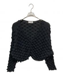 machatt（マチャット）の古着「薄手カーディガン」｜ブラック