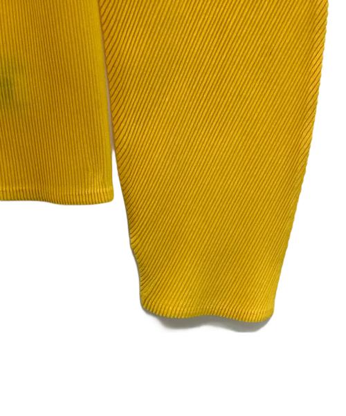 PLEATS PLEASE（プリーツプリーズ）PLEATS PLEASE (プリーツプリーズ) カーディガン イエロー サイズ:Lの古着・服飾アイテム