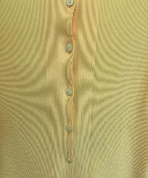 PLEATS PLEASE（プリーツプリーズ）PLEATS PLEASE (プリーツプリーズ) カーディガン イエロー サイズ:Lの古着・服飾アイテム