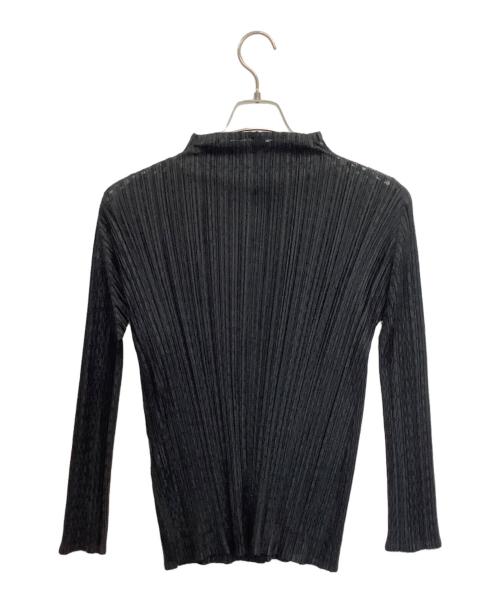 PLEATS PLEASE（プリーツプリーズ）PLEATS PLEASE (プリーツプリーズ) カーディガン ブラック サイズ:Lの古着・服飾アイテム