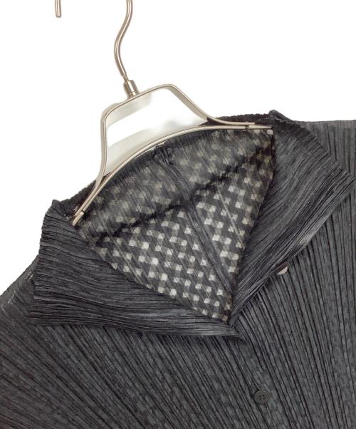 PLEATS PLEASE（プリーツプリーズ）PLEATS PLEASE (プリーツプリーズ) カーディガン ブラック サイズ:Lの古着・服飾アイテム