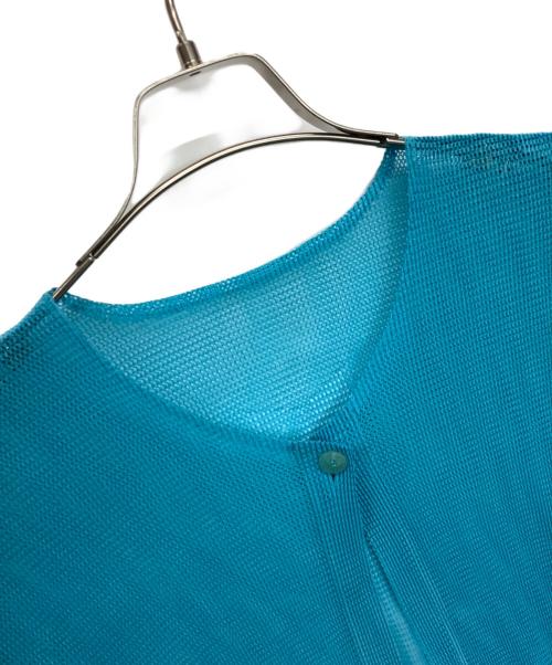 PLEATS PLEASE（プリーツプリーズ）PLEATS PLEASE (プリーツプリーズ) カーディガン スカイブルー サイズ:Ｌの古着・服飾アイテム