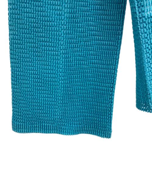 PLEATS PLEASE（プリーツプリーズ）PLEATS PLEASE (プリーツプリーズ) カーディガン スカイブルー サイズ:Ｌの古着・服飾アイテム