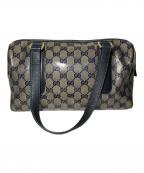 GUCCIグッチ）の古着「ミニボストンバッグ」｜ベージュ