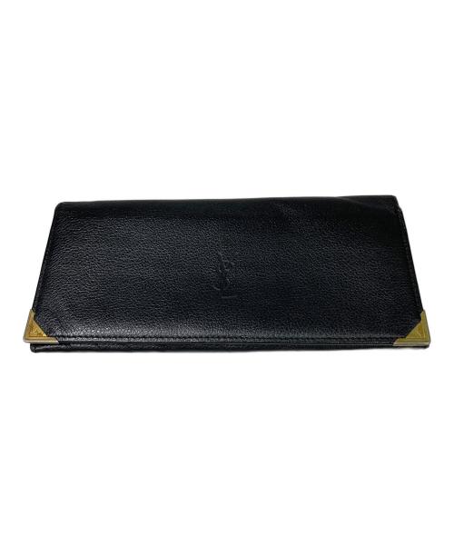 Yves Saint Laurent（イヴサンローラン）Yves Saint Laurent (イヴサンローラン) 長財布 ブラックの古着・服飾アイテム