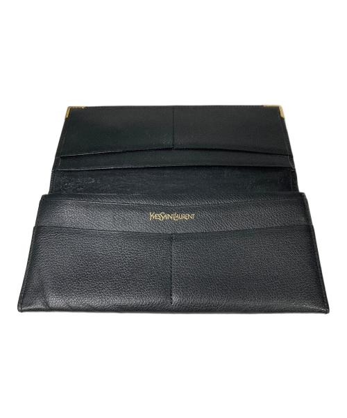 Yves Saint Laurent（イヴサンローラン）Yves Saint Laurent (イヴサンローラン) 長財布 ブラックの古着・服飾アイテム