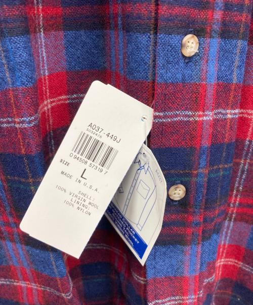 PENDLETON（ペンドルトン）PENDLETON (ペンドルトン) 長袖シャツ ネイビー×レッド サイズ:SIZE L 未使用品の古着・服飾アイテム