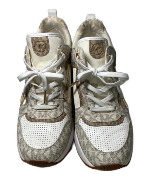 MICHAEL KORS（マイケル・コース）MICHAEL KORS (マイケルコース) スニーカー　FT21L ベージュ×ホワイト サイズ:SIZE　6.5の古着・服飾アイテム