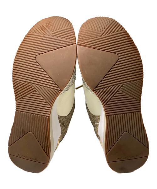 MICHAEL KORS（マイケル・コース）MICHAEL KORS (マイケルコース) スニーカー　FT21L ベージュ×ホワイト サイズ:SIZE　6.5の古着・服飾アイテム