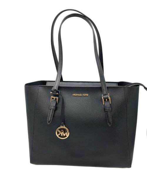 MICHAEL KORS（マイケル・コース）MICHAEL KORS (マイケルコース) トートバッグ ブラックの古着・服飾アイテム