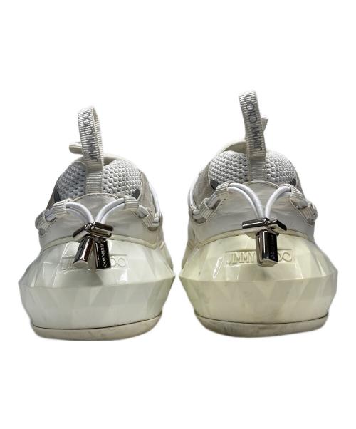 JIMMY CHOO（ジミーチュウ）JIMMY CHOO (ジミーチュウ) ローカットスニーカー ホワイト サイズ:24の古着・服飾アイテム
