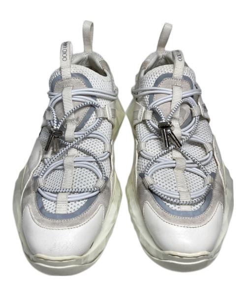 JIMMY CHOO（ジミーチュウ）JIMMY CHOO (ジミーチュウ) ローカットスニーカー ホワイト サイズ:24の古着・服飾アイテム