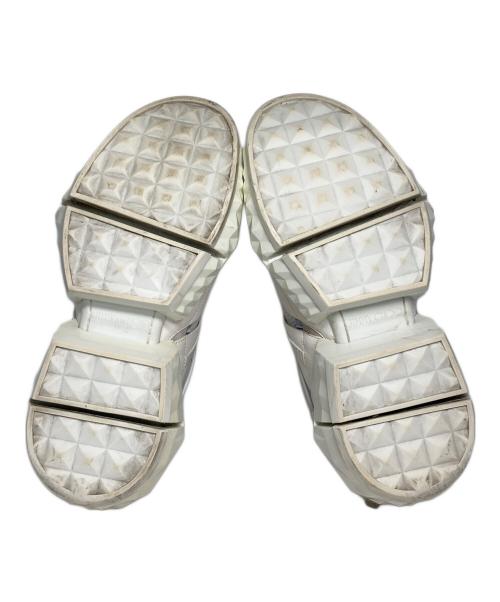 JIMMY CHOO（ジミーチュウ）JIMMY CHOO (ジミーチュウ) ローカットスニーカー ホワイト サイズ:24の古着・服飾アイテム