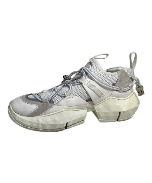 JIMMY CHOO（ジミーチュウ）JIMMY CHOO (ジミーチュウ) ローカットスニーカー ホワイト サイズ:24の古着・服飾アイテム