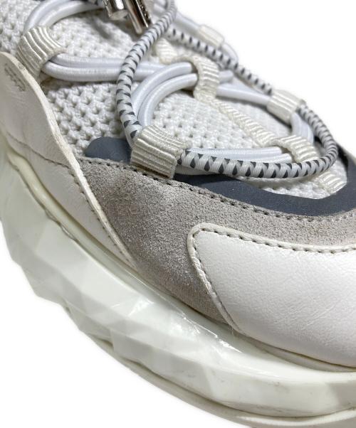 JIMMY CHOO（ジミーチュウ）JIMMY CHOO (ジミーチュウ) ローカットスニーカー ホワイト サイズ:24の古着・服飾アイテム