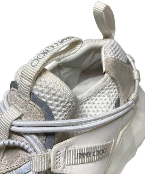 JIMMY CHOO（ジミーチュウ）JIMMY CHOO (ジミーチュウ) ローカットスニーカー ホワイト サイズ:24の古着・服飾アイテム