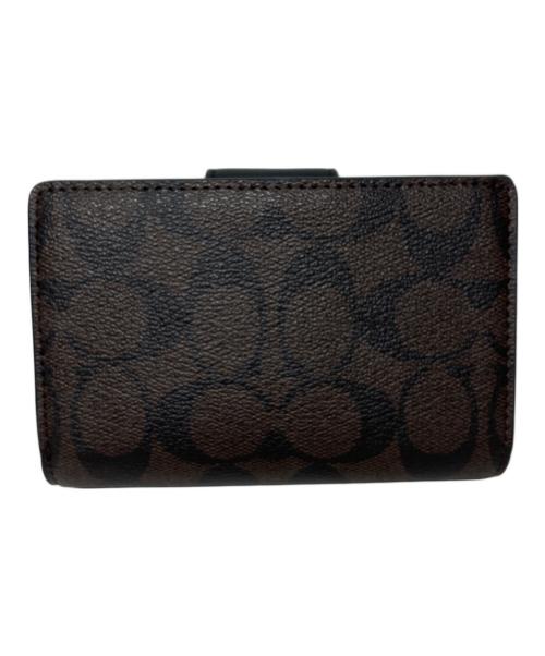COACH（コーチ）COACH (コーチ) 小銭入れ ブラウン×ブラックの古着・服飾アイテム