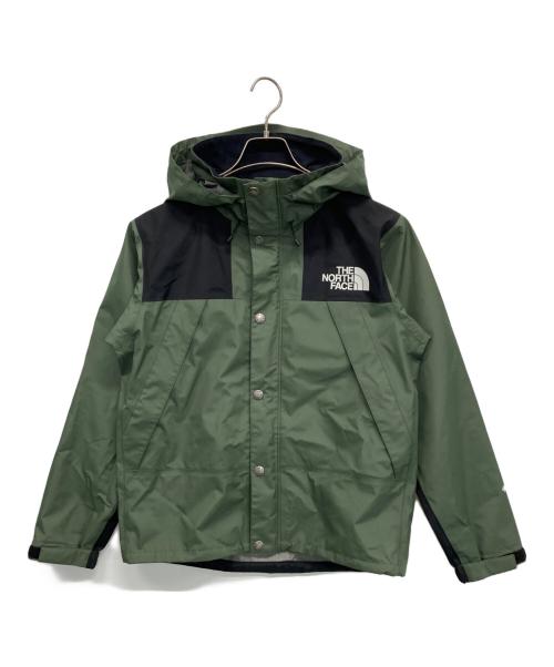 THE NORTH FACE（ザ ノース フェイス）THE NORTH FACE (ザ ノース フェイス) レインテックジャケット　	NP11914 グリーン×ブラック サイズ:Sの古着・服飾アイテム