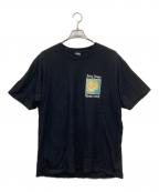 stussyステューシー）の古着「半袖カットソー」｜ブラック