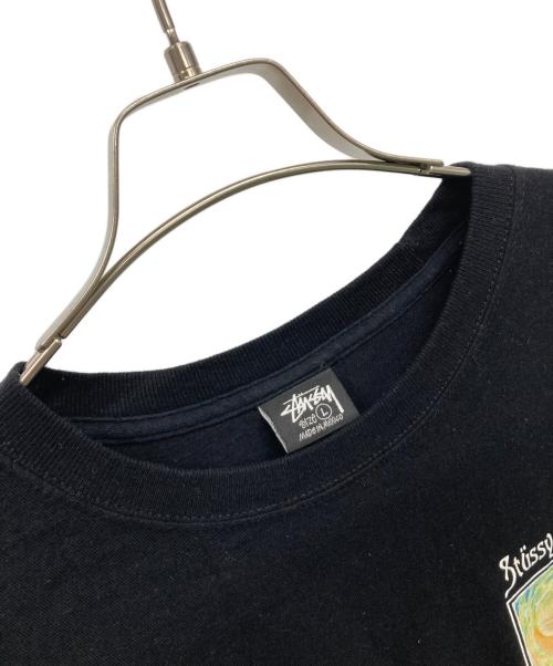stussy（ステューシー）stussy (ステューシー) 半袖カットソー ブラック サイズ:Lの古着・服飾アイテム