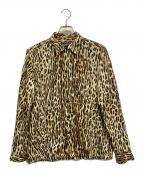 WACKO MARIAワコマリア）の古着「長袖シャツ」｜ブラウン×ベージュ