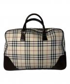BURBERRYバーバリー）の古着「ビジネスバッグ」｜ブラウン×ベージュ