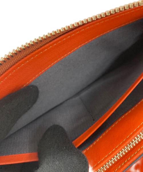 KATHARINE HAMNETT（キャサリンハムネット）KATHARINE HAMNETT (キャサリンハムネット) 長財布 オレンジの古着・服飾アイテム