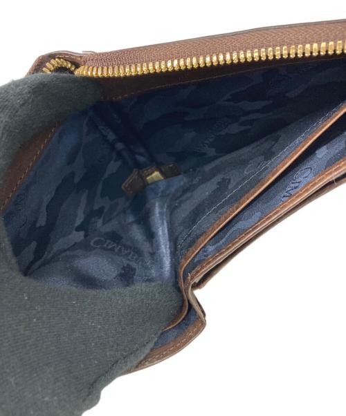 CIMABUE（チマブエ）CIMABUE (チマブエ) 2つ折り財布 ブラウンの古着・服飾アイテム