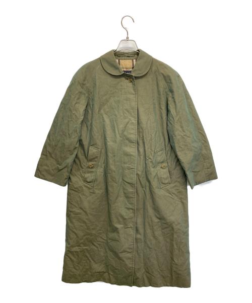 Burberry's（バーバリー）Burberry's (バーバリーズ) ステンカラーコート グリーン サイズ:-の古着・服飾アイテム