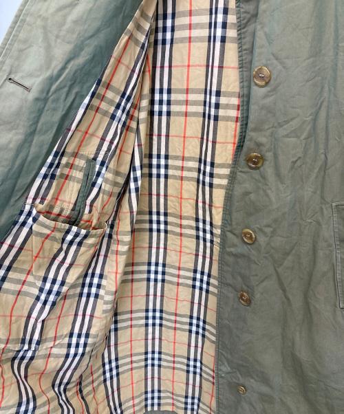 Burberry's（バーバリー）Burberry's (バーバリーズ) ステンカラーコート グリーン サイズ:-の古着・服飾アイテム