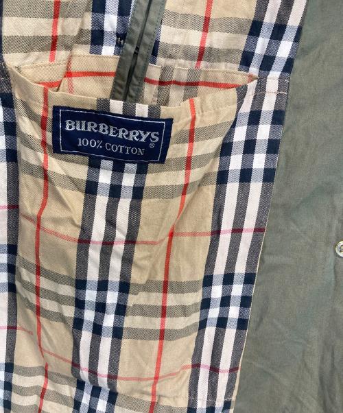 Burberry's（バーバリー）Burberry's (バーバリーズ) ステンカラーコート グリーン サイズ:-の古着・服飾アイテム