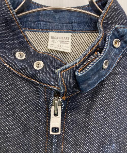 IRON HEART（アイアンハート）IRON HEART (アイアンハート) 21oz デニムライダースジャケット インディゴ サイズ:40の古着・服飾アイテム
