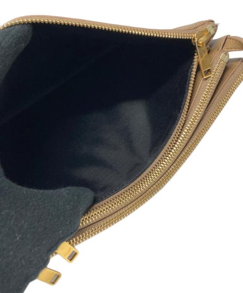 CELINE（セリーヌ）CELINE (セリーヌ) トリオショルダーバッグ ブラウンの古着・服飾アイテム