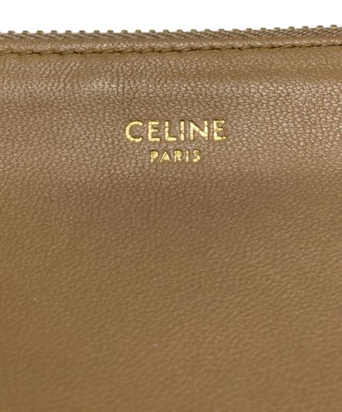 CELINE（セリーヌ）CELINE (セリーヌ) トリオショルダーバッグ ブラウンの古着・服飾アイテム