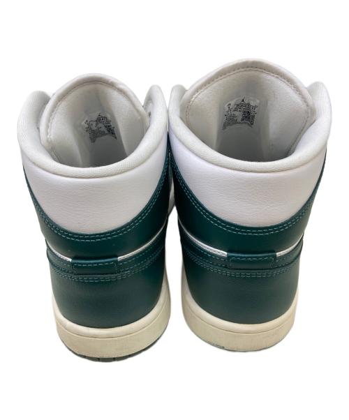 NIKE（ナイキ）NIKE (ナイキ) ハイカットスニーカー ホワイト×グリーン サイズ:26の古着・服飾アイテム