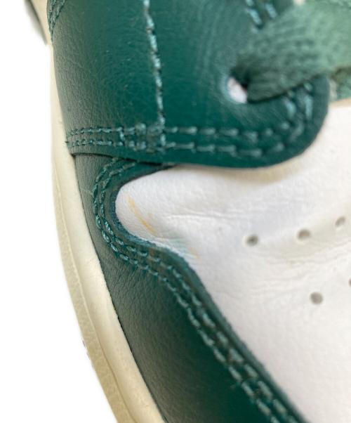 NIKE（ナイキ）NIKE (ナイキ) ハイカットスニーカー ホワイト×グリーン サイズ:26の古着・服飾アイテム