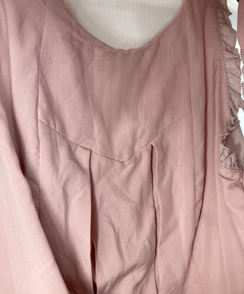 HER LIP TO（ハーリップトゥ）HER LIP TO (ハーリップトゥ) ノースリーブ・キャミソールワンピース ダスティピンク サイズ:SIZE　Mの古着・服飾アイテム