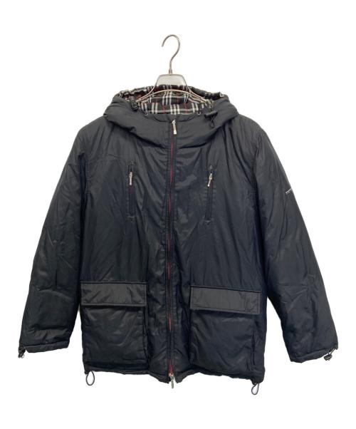 BURBERRY BLACK LABEL（バーバリーブラックレーベル）BURBERRY BLACK LABEL (バーバリーブラックレーベル) ダウンジャケット ベージュ×ブラック サイズ:Lの古着・服飾アイテム