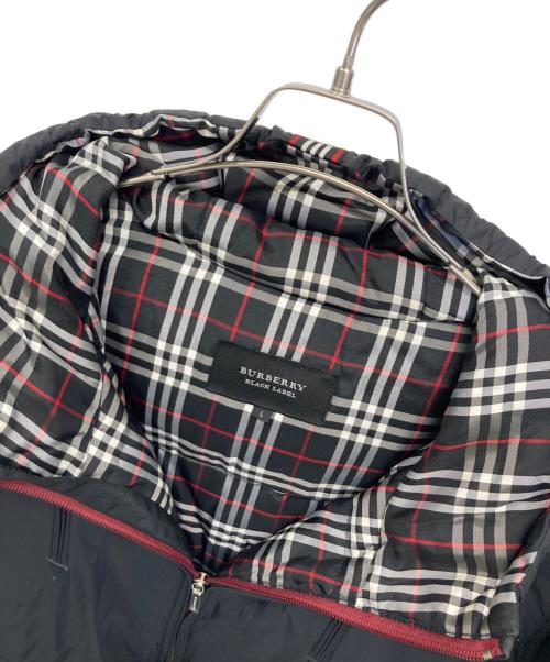 BURBERRY BLACK LABEL（バーバリーブラックレーベル）BURBERRY BLACK LABEL (バーバリーブラックレーベル) ダウンジャケット ベージュ×ブラック サイズ:Lの古着・服飾アイテム