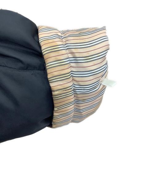 BURBERRY BLACK LABEL（バーバリーブラックレーベル）BURBERRY BLACK LABEL (バーバリーブラックレーベル) ダウンジャケット ベージュ×ブラック サイズ:Lの古着・服飾アイテム