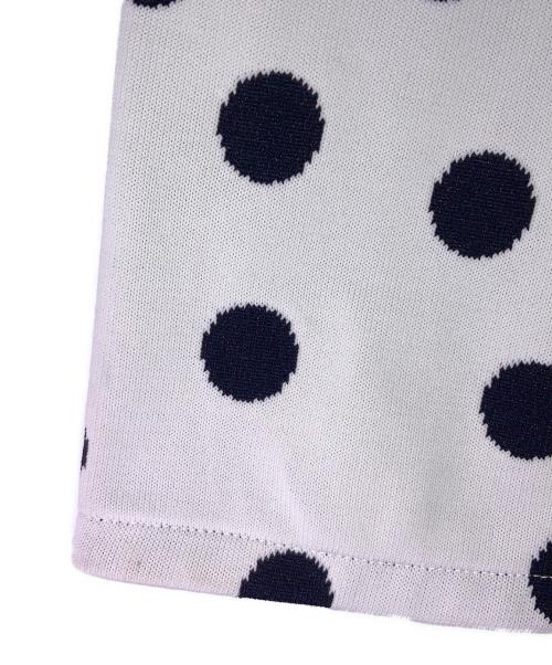 SEVEN TEN by MIHO KAWAHITO（セブン テン バイ ミホ カワヒト）SEVEN TEN by MIHO KAWAHITO (セブン テン バイ ミホ カワヒト) ノースリーブワンピース ホワイト×ブラック サイズ:Ｍの古着・服飾アイテム