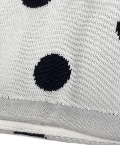 SEVEN TEN by MIHO KAWAHITO（セブン テン バイ ミホ カワヒト）SEVEN TEN by MIHO KAWAHITO (セブン テン バイ ミホ カワヒト) ノースリーブワンピース ホワイト×ブラック サイズ:Ｍの古着・服飾アイテム