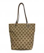 GUCCIグッチ）の古着「トートバッグ」｜ベージュ