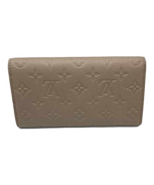 LOUIS VUITTON（ルイ ヴィトン）LOUIS VUITTON (ルイ ヴィトン) 長財布　ポルトフォイユ・サラ　M82256　 ベージュの古着・服飾アイテム