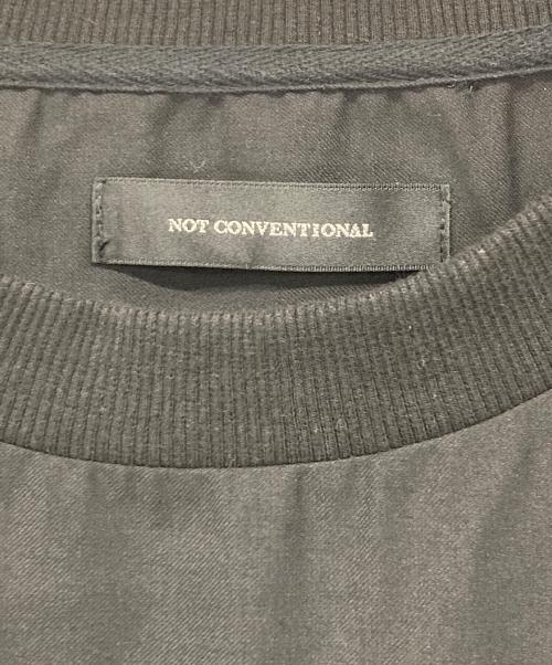 NOT CONVENTIONAL（ノットコンベンショナル）NOT CONVENTIONAL (ノットコンベンショナル) 長袖カットソー ブラック サイズ:Freeの古着・服飾アイテム