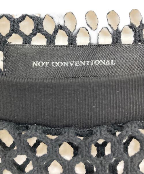 NOT CONVENTIONAL（ノットコンベンショナル）NOT CONVENTIONAL (ノットコンベンショナル) 長袖カットソー ブラック サイズ:Freeの古着・服飾アイテム