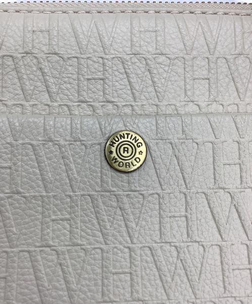 HUNTING WORLD（ハンティングワールド）HUNTING WORLD (ハンティングワールド) ショルダーバッグ アイボリーの古着・服飾アイテム