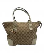 GUCCIグッチ）の古着「2WAYショルダーバッグ　520981」｜ベージュ×ブラウン